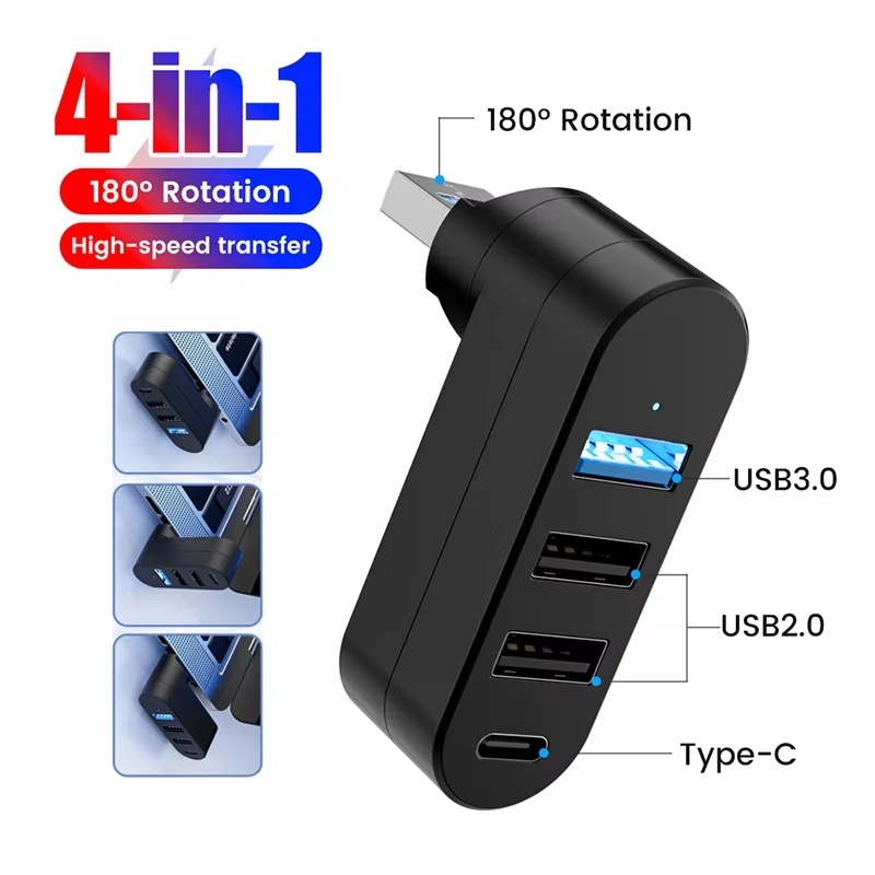 Laptop Tablet Accessories - USB Hub 3.0 Mini Splitter Box