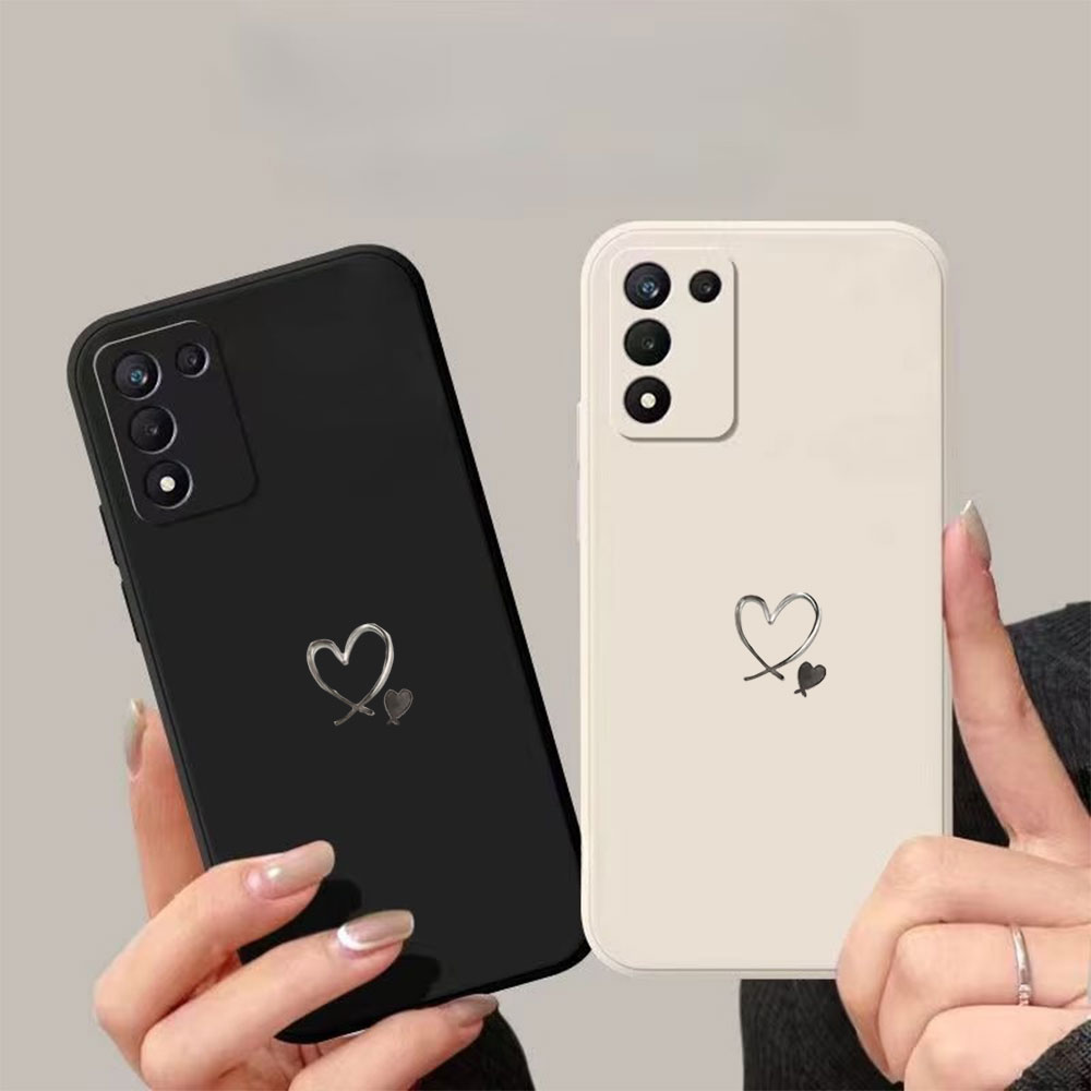 Tablet And Accessories Case - Love Heart Print Anti-Drop Phone Case