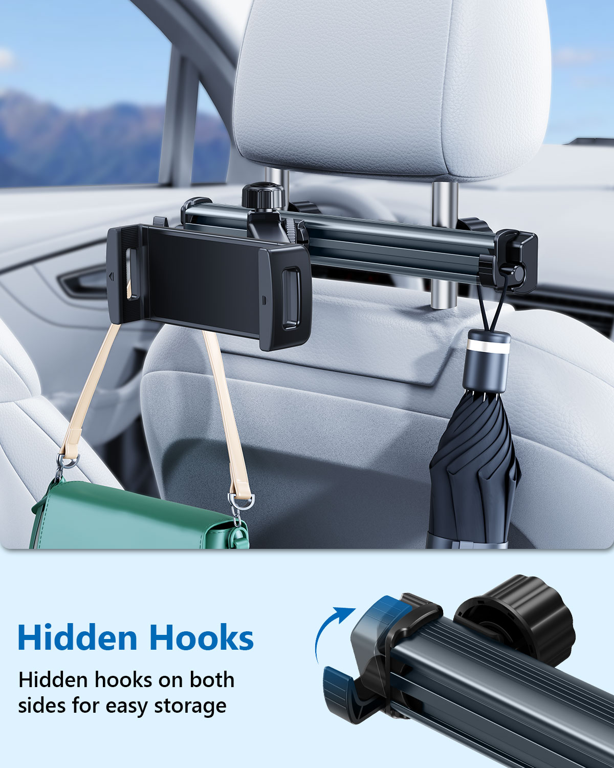 Hipacool Car Tablet Holder Sta - огляд і ціна Tablet Accessories Must Have