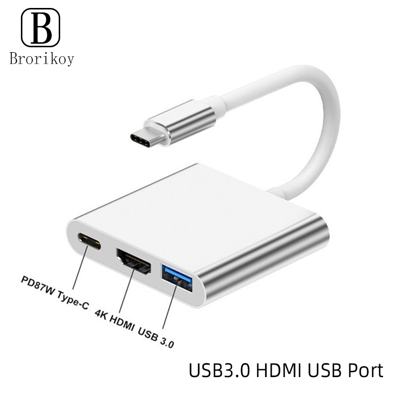 3 in 1 USB Type C Hub to 4K HD - огляд і ціна Tablet Accessories For Samsung