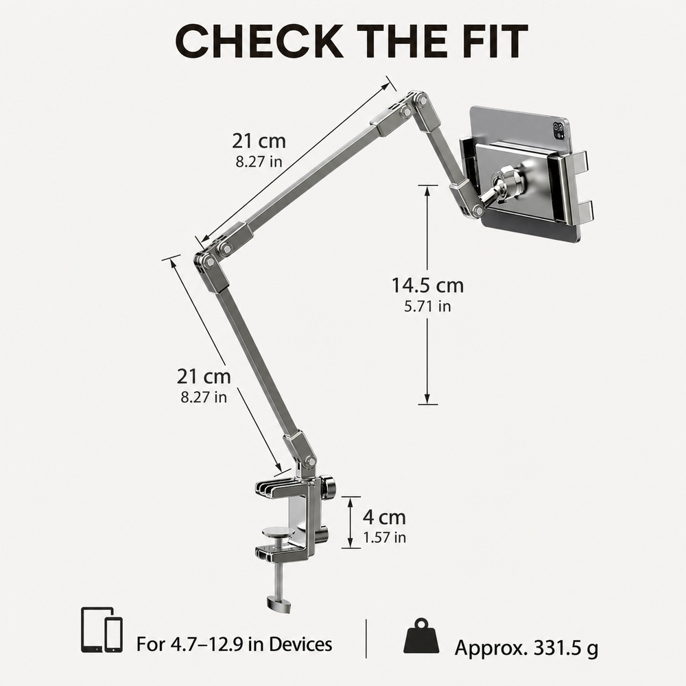 Adjustable Bed Phone Holder St - огляд і ціна Useful Tablet Accessories