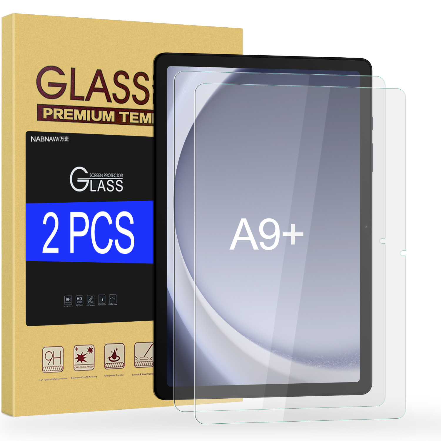 2 Pieces HD Scratch Proof Scre - огляд і ціна Galaxy Tablet Accessories