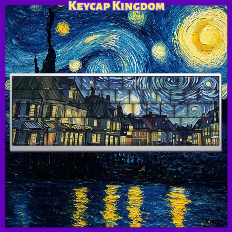 Van Gogh Starry Sky Theme Keyc - огляд і ціна Laptop Tablet Accessories