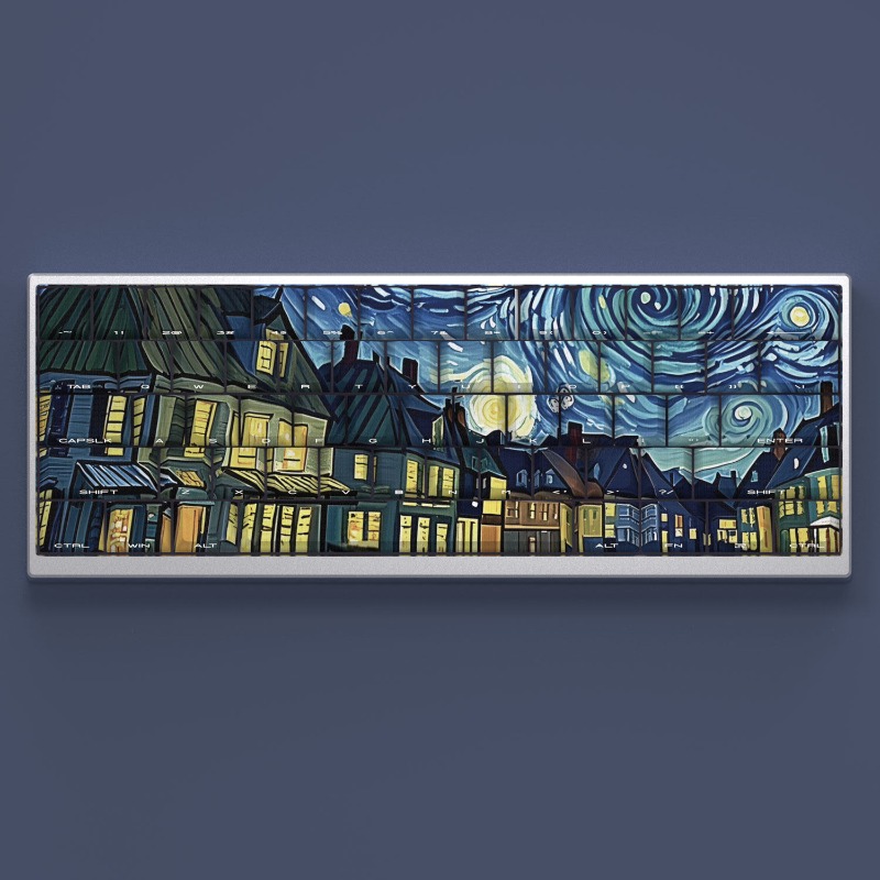 Van Gogh Starry Sky Theme Keyc - огляд і ціна Laptop Tablet Accessories