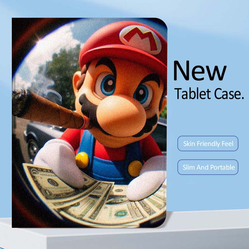Cartoon M-Marios Art For Samsu - огляд і ціна Tablet A9 Accessories