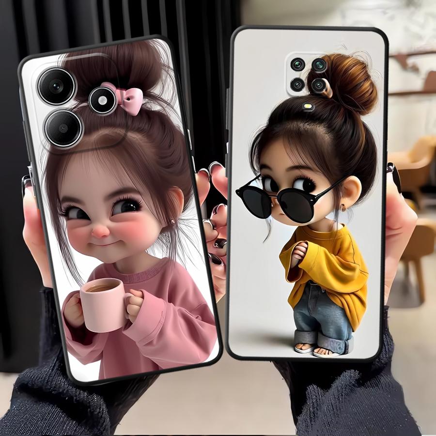 Cartoon Girl Pattern Funda Pho - огляд і ціна Tablet And Accessories Case