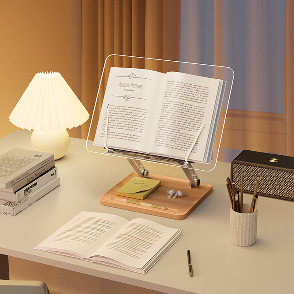 Wooden Reading Stand with Ligh - огляд і ціна Laptop Tablet Accessories