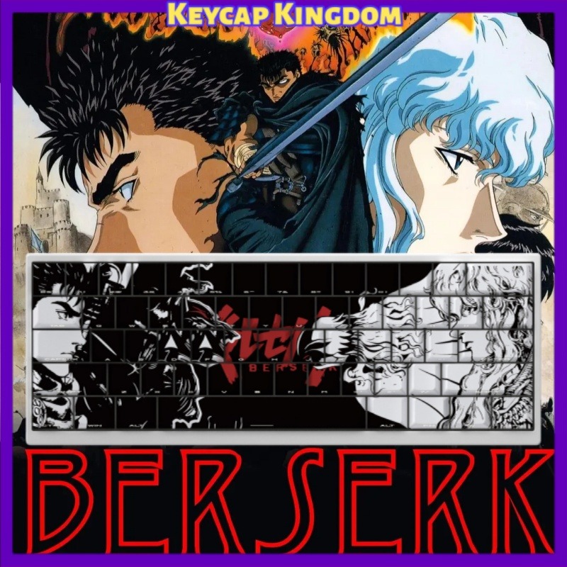 BERSERK Theme Anime Keycap 98  - огляд і ціна Laptop Tablet Accessories