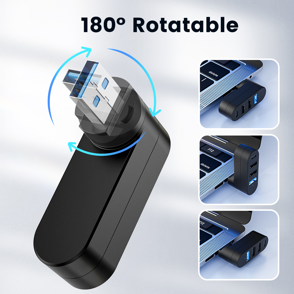 USB Hub 3.0 Mini Splitter Box  - огляд і ціна Laptop Tablet Accessories